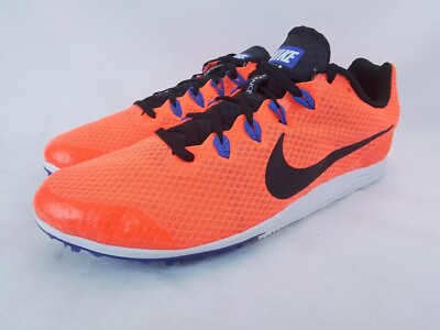 Nike Zoom Rival D 9 806556 804 Hyper Orange/Black Men's Size 10.5 US NIB