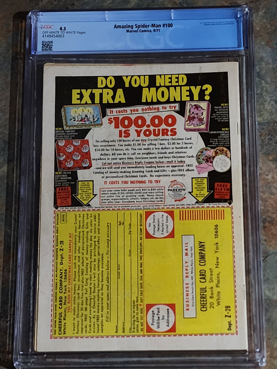 Amazing Spider-man 100 CGC 4.5 | eBay Amazing Spider-man 100 CGC 4.5 | eBay