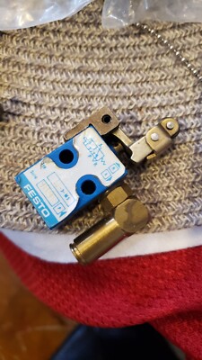 RARE Festo Swivel Lever Valve Switch Roller Rotary  # L-3-M5  FREE USA SHIP
