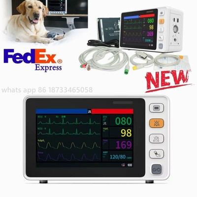 Handheld Patient Monitor VET Veterinary ICU Vital Signs Multi-parameter Animals