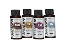 Rusk Deep Shine Gloss Demi Permanent Liquid Hair Color 2 oz PAY 1 PRICE SHIPPING