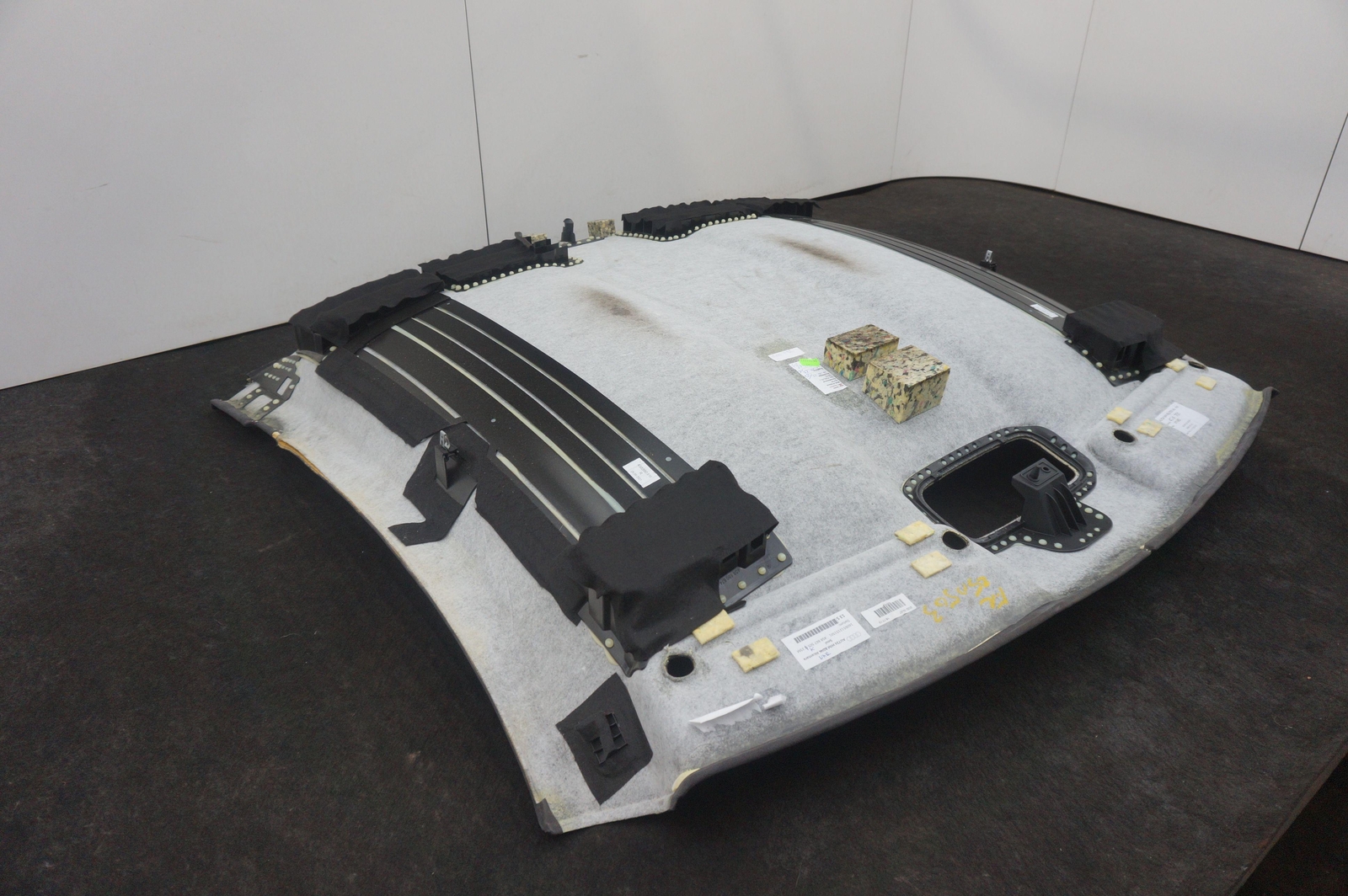 Front Headliner Trim Panel Diamond Stitch Alcantara 4S8867505K Audi R8 4S 18-24