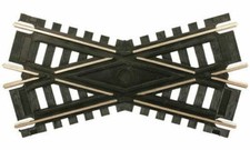Atlas HO Custom-Line Crossing Code 100 30-Degree, 4in 10.2cm, Black Ties 173