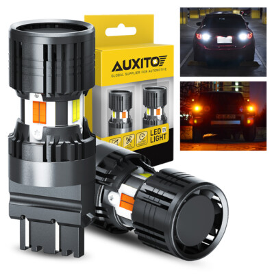 3157 LED Dual Color Turn Signal Light Bulbs for Chevy Silverado 1500 1999-2013