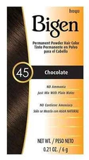 BIGEN #45 Chocolate Hair Color - Permanent Powder - New - 12 Pack NEW