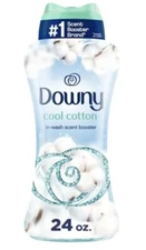 Downy Laundry In-Wash Scent Booster Beads, Cool Cotton Scent, 24 Oz.