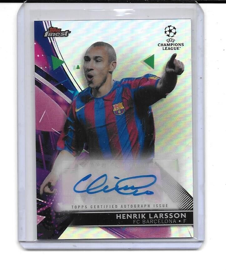 2021-22 FINEST HENRIK LARSSON AUTO AUTOGRAPH FC BARCELONA | eBay 2021-22 FINEST HENRIK LARSSON AUTO AUTOGRAPH FC BARCELONA | eBay