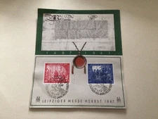 Germany Leipziger Fair 1947 souvenir card   A10958