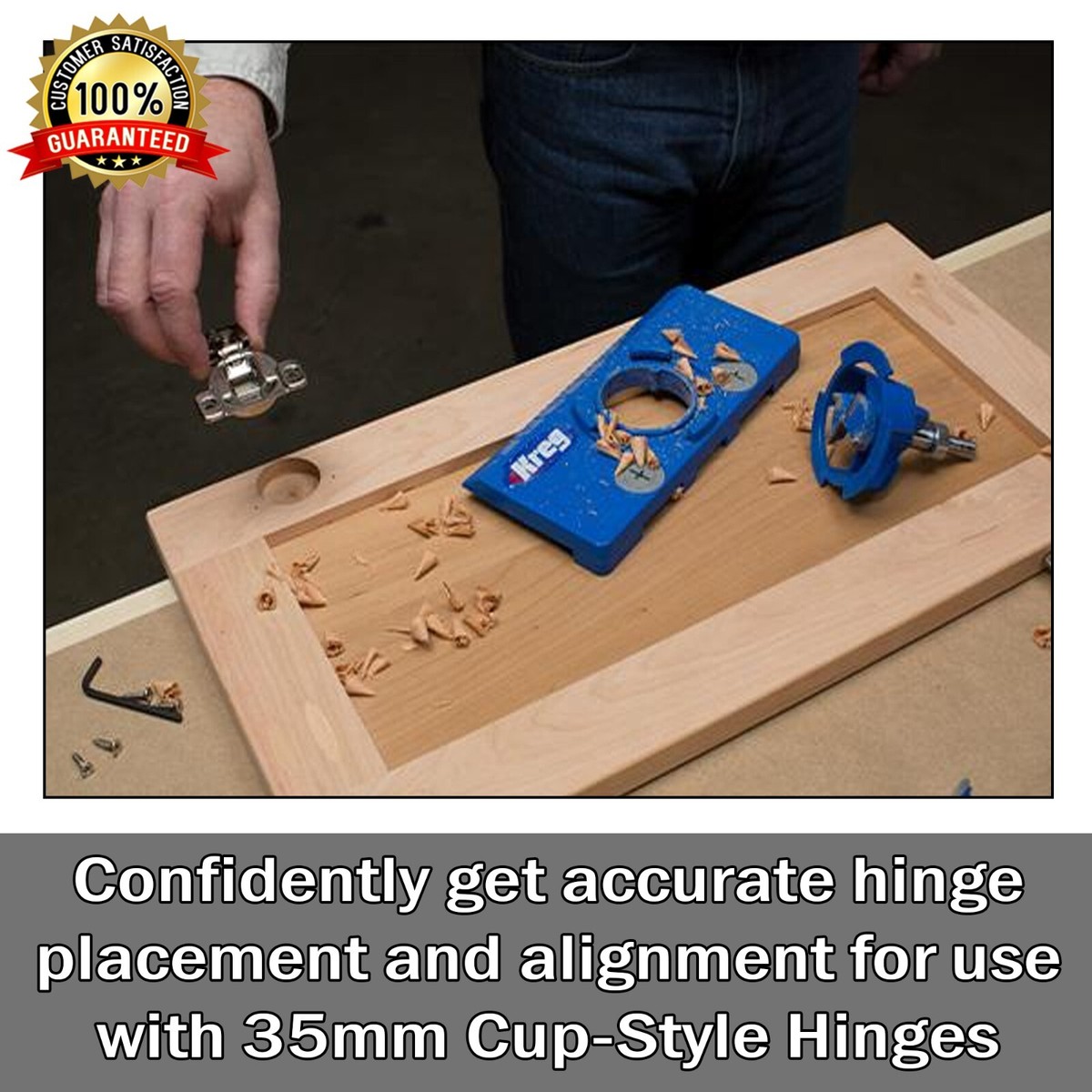 Kreg Concealed Hinge Jig (KHIHINGE), 53 OFF