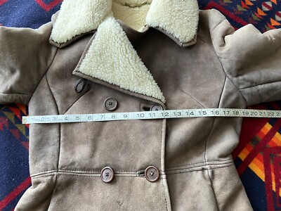 Vintage Antartex Sheepskin Coat Jacket Sherpa Lined Scotland (Fits