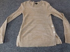 Ann Taylor Womens Sweater Extra Small Beige factory pullover stretch