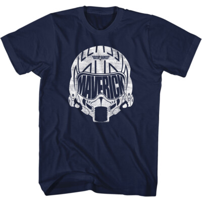 Top Gun Movie Maverick's Fighter Pilot Helmet Men's T Shirt Tom Cruise
