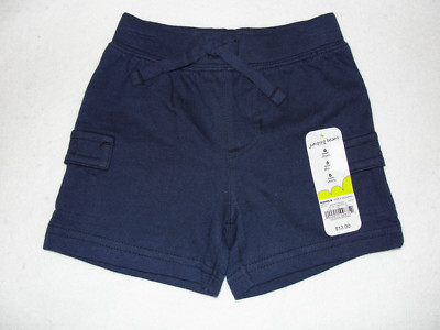 Infant Boys Jumping Beans Navy Knit Shorts - Size 6 mo. - New with Tag