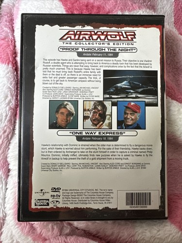 Airwolf The Collectors Edition DVD Episode One Way Express - Picture 2 of 3