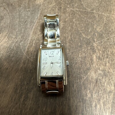 Relic Silver Watch with Rectangular Face Relic by Fossil Women main image 2