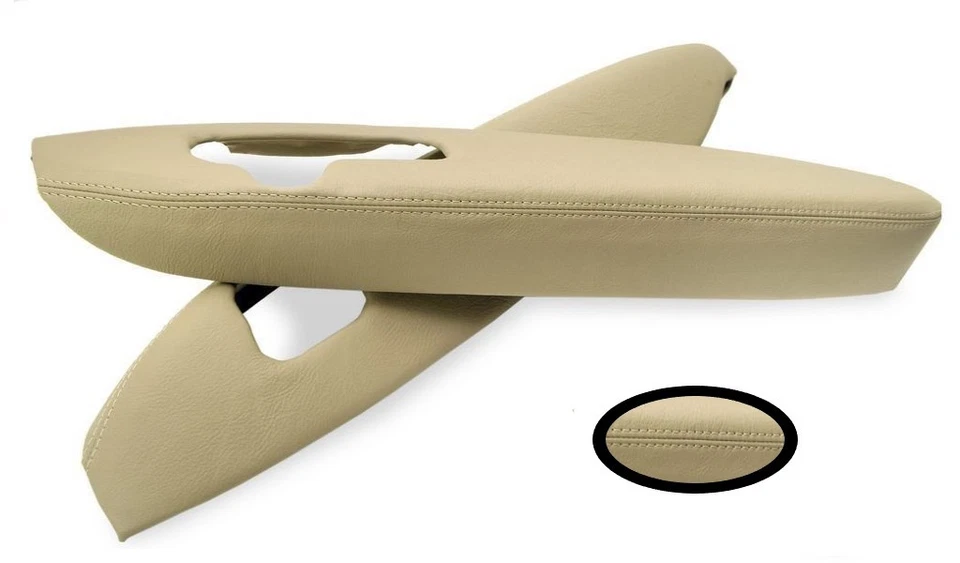 Panel de puerta reposabrazos cuero sintético cubierta para Acura RL 05-12 beige Foto 4 de 4