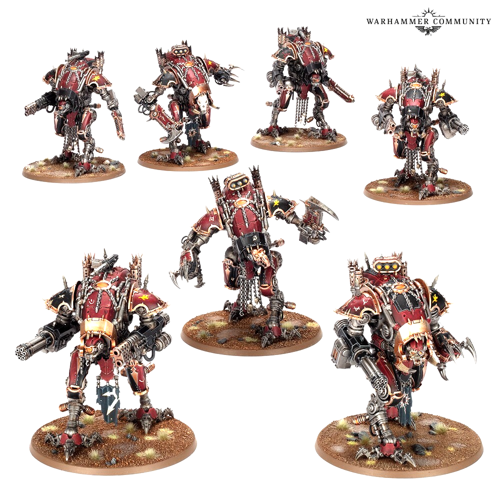 WarhammerChaos Knight's Battleforce新品未開封 Houndpack Lance Battleforce SHIPS NOW Chaos Knights