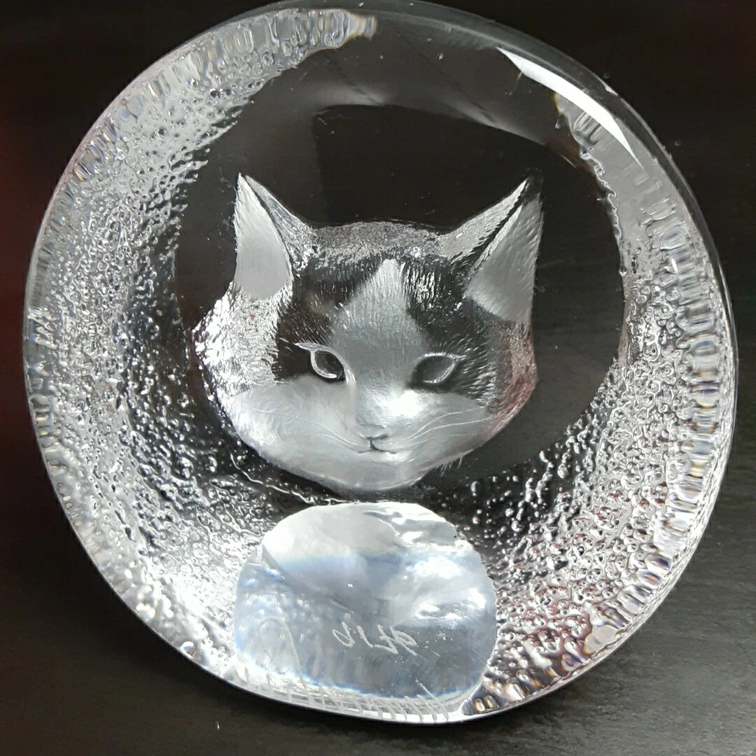 Mats Jonasson 山猫のクリスタル彫像 Mats Jonasson® Cats - Crystal-Fox Gallery
