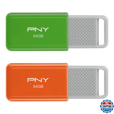 PNY 64GB USB 2.0 Flash Drive 2-Pack