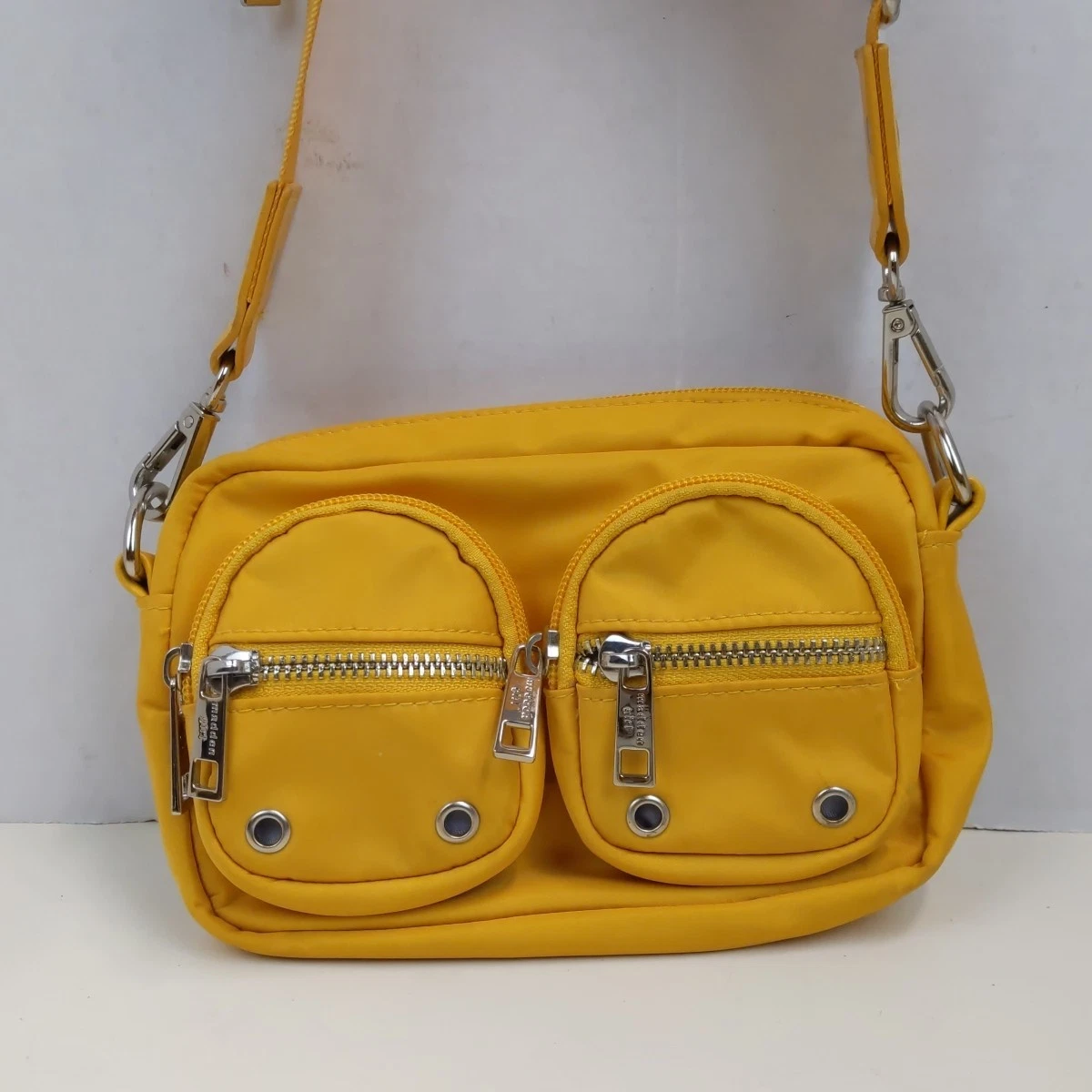 MADDEN GIRL Yellow Neoprene Backpack and Crossbody Bag Madden Girl Faux Leather Exterior Backpack Bags & Handbags  main image 4