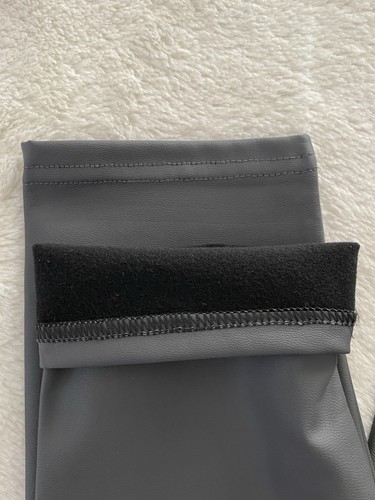 Damen Stretch Kunstleder Leggings Hose, hoher Bund Stretch Lederhose - Bild 7 von 10