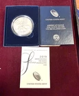 2019-W American Eagle Silver $1 Proof Coin U.S. Mint Original Case  & COA