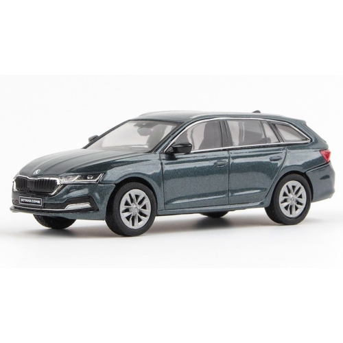 Skoda Octavia IV Combi 2020 Metallic Graphite Grey 1:43 Abrex Auto Stradali -D--image