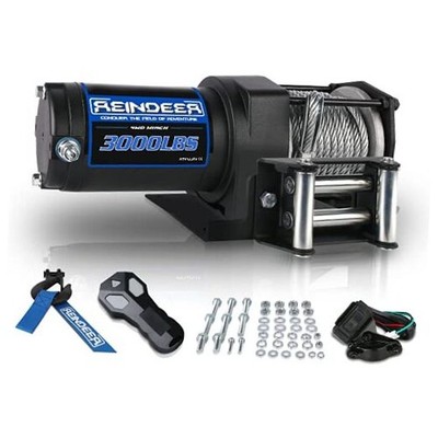 New 12V Winch 3000 lb Load Capacity Electric Winch Kit for 3000lb Steel Cable