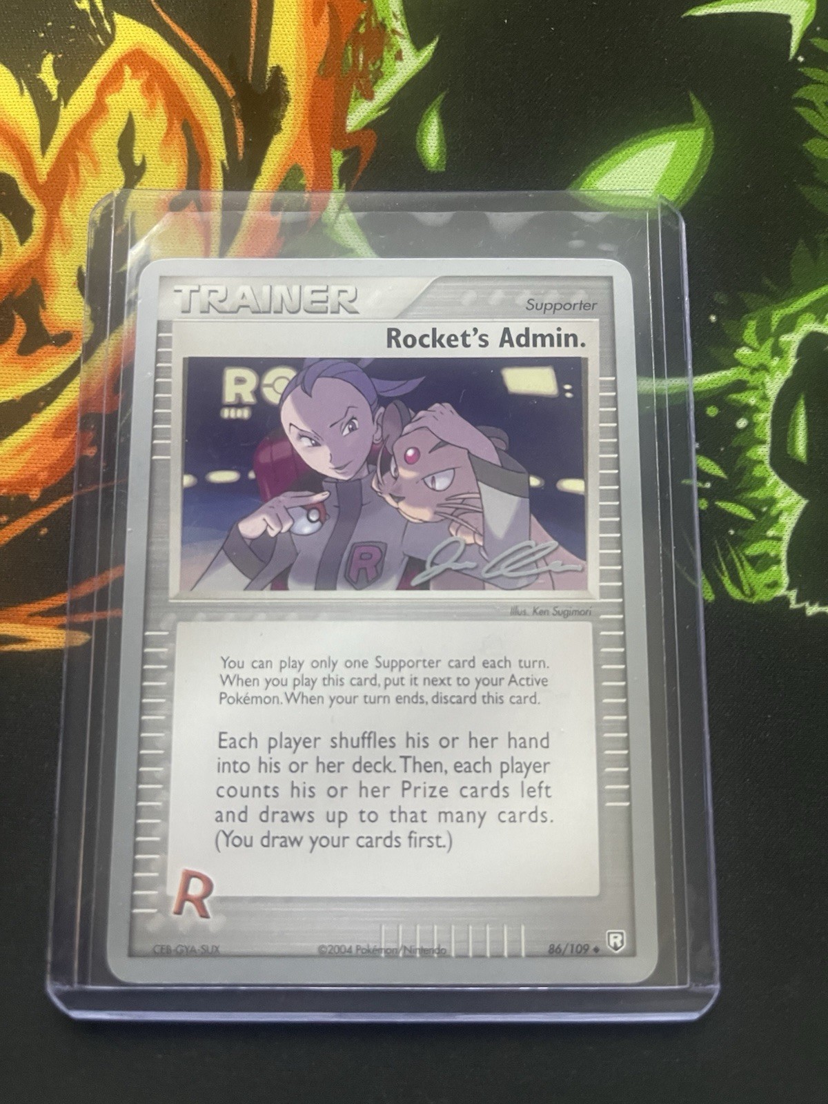 Pokemon TCG Card 2004 Team Rocket Returns - Rocket's Admin 86/109 WC 2006