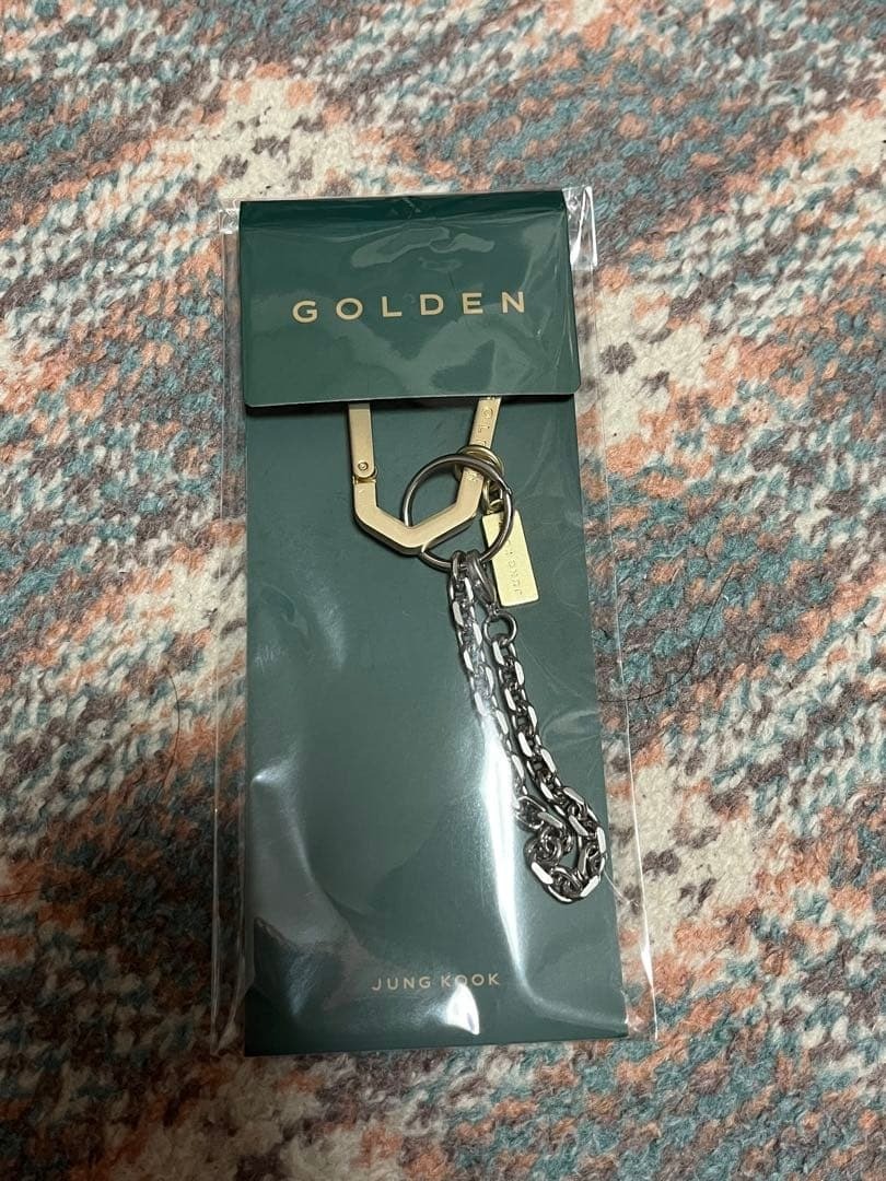 Jungkook Solo Album Golden Keyring Bts Official Merchandise K-Pop New From Japan