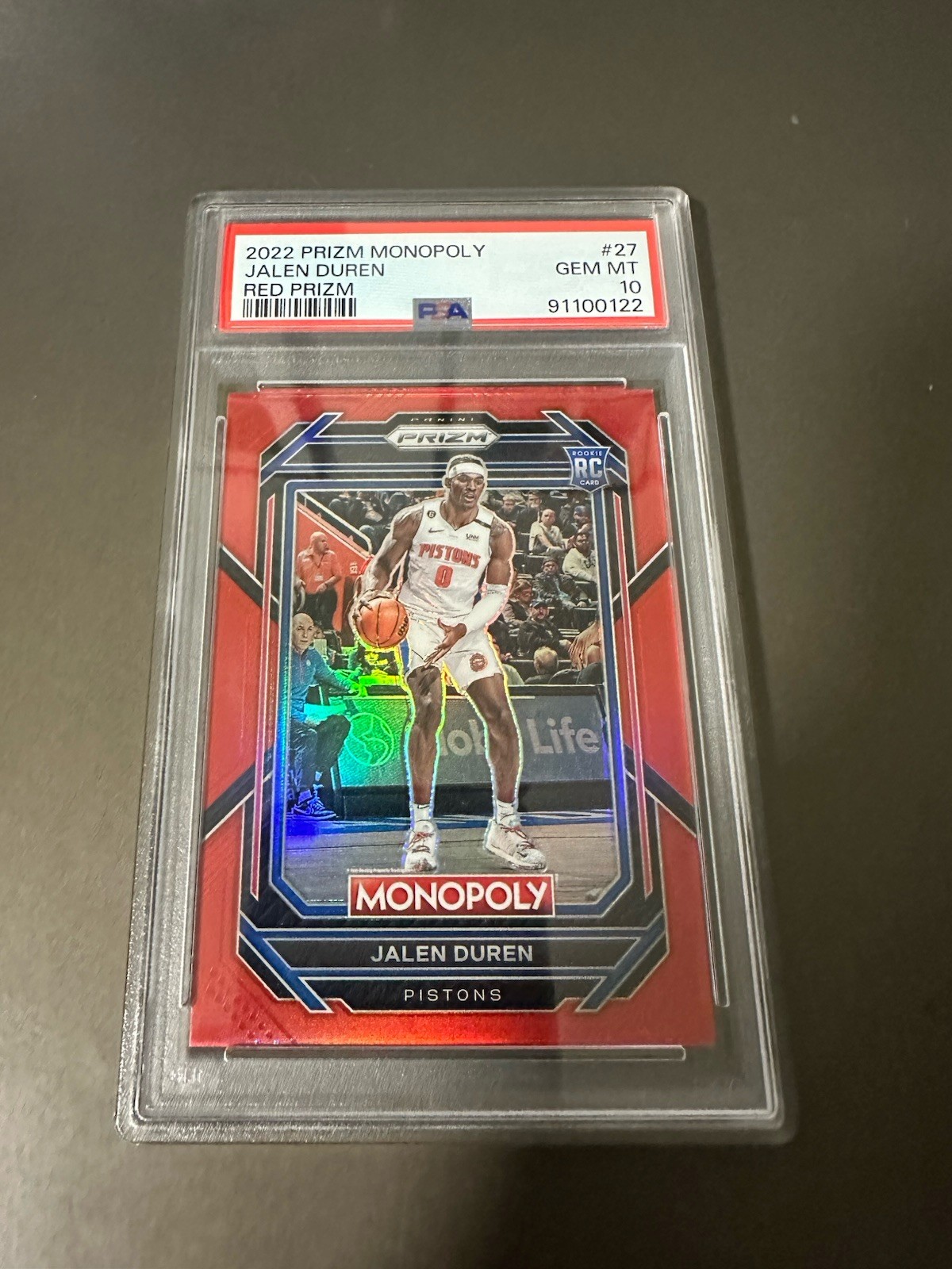 Panini Prizm Monopoly - Jalen Duren Red Prizm /99