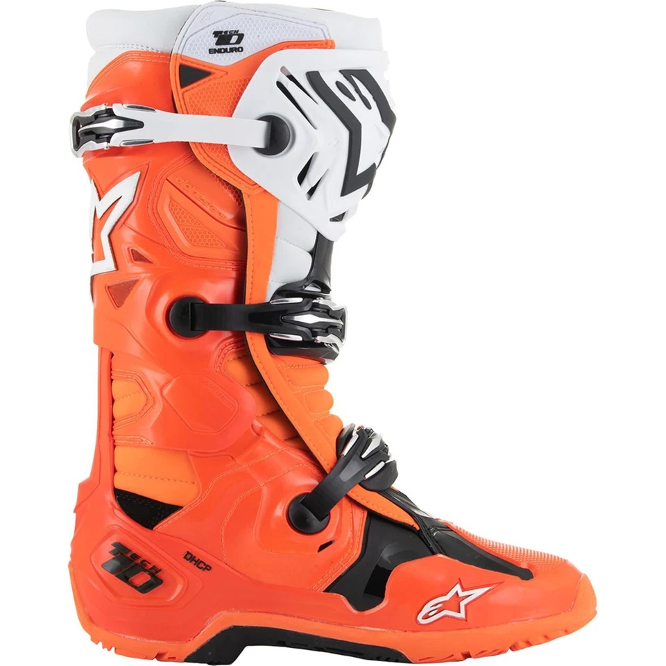 Tech 10 Enduro Boots - Fluorescent Orange/Black/White - Size 11 2010025-4512-11 - Imagem 2 de 4