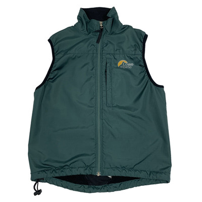 Lowe Alpine Fleece Vest Women s XS X-Petite Green Full Zip Outdoor