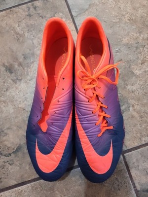 NIKE HYPERVENOM PHATAL II FG Soccer Cleats Boots 749893-845 Crimson Purple 13