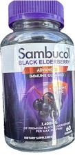 Sambucol Black Elderberry Gummies Elderberry with Zinc and Vitamin C exp 04/26