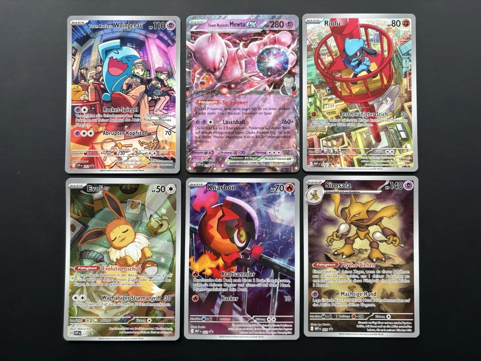 Pokémon | Promo Sammlung x6 | IR / Alt Art | Black Star Promo | DE