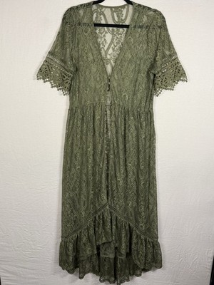 chinese dress ladies Seraphine Lace Maxi Dress in Pale Blue