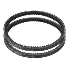 2Pcs 3LX180 Rubber V Belt, 18" Length x 0.37" Width x 0.22"Thick Industrial Belt