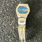 Vintage 1974 Seiko DX Automatic 17J Blue Dial Day/Date Vintage 36mm Steel strap
