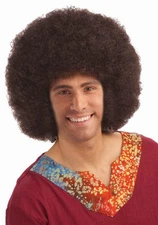 Deluxe Brown 60's Disco Afro Wig