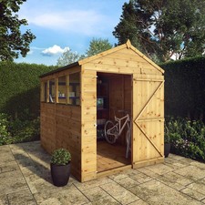 Mercia | Shiplap Apex Shed | Modular Design | Garden Shed | 8 x 6 | 8ft x 6ft