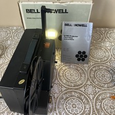 Bell Howell 10MS Dual Eight Film Projector Super 8 Reg 8 W/ Box Instructions