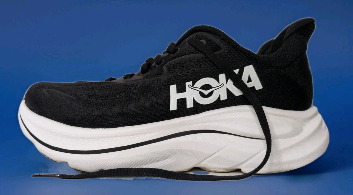 Hoka One One HOKA Clifton 10 Wide Black White W for sale | eBay