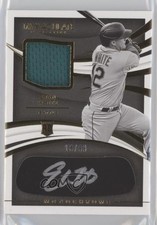 2021 Panini Immaculate Monochrome Relics Jersey 18/99 Evan White #MJ-EW Auto 5w7