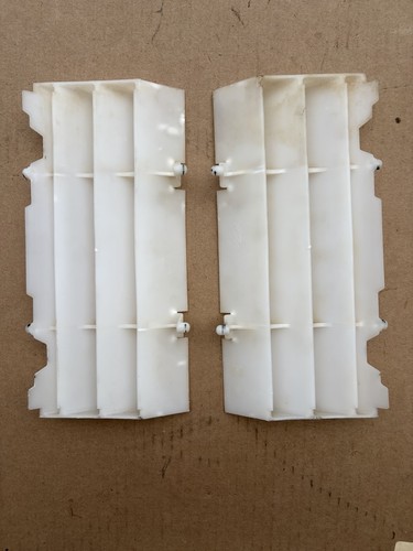 KTM Radiator Guard Radiator Protection Grill Pair SX SX-F EXC 125 250 450 White