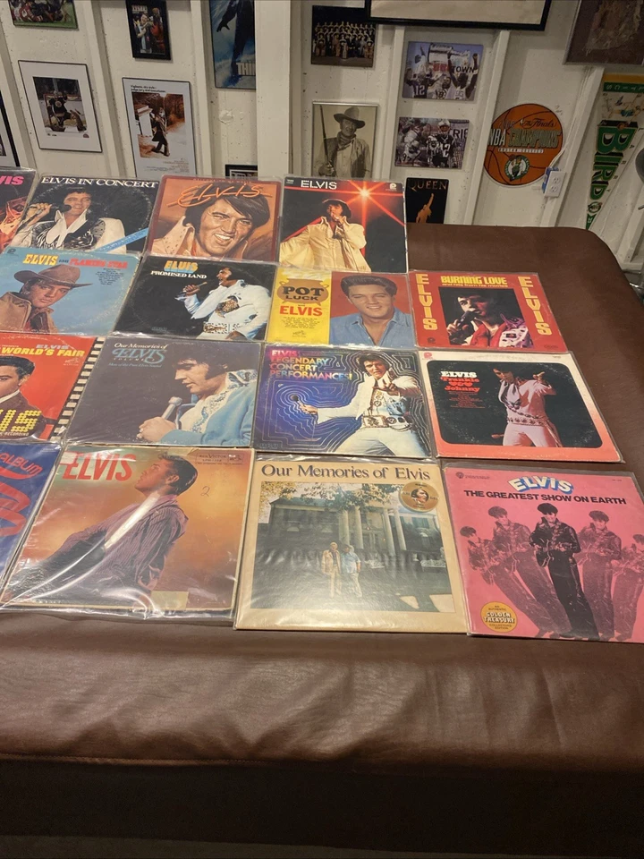 Elvis Presley LP Record Collection 26 Albums The King of Rock VG+/NM See Pics - Image 2 of 4
