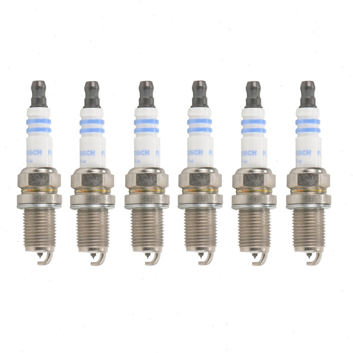 6 pc Bosch Platinum Spark Plugs for 1994-2002 Volkswagen Jetta 2.8L V6 at