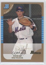 2005 Bowman Draft Gold Drew Butera #BDP44 0b5