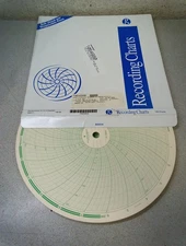 Graphic Controls Circular Recording Chart Paper 00235978 for Foxboro, Box of 100