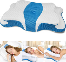 Memory Foam Pillows, Cervical Pillow for Neck and Shoulder Pain Relief, Ergonomi